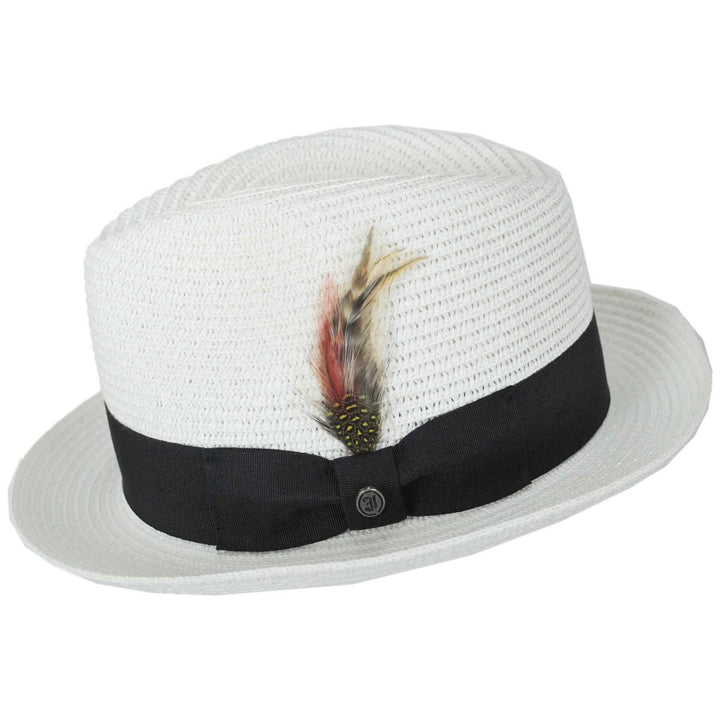 Toyo Straw Braid Trilby Hat — Farnell Hat Co.