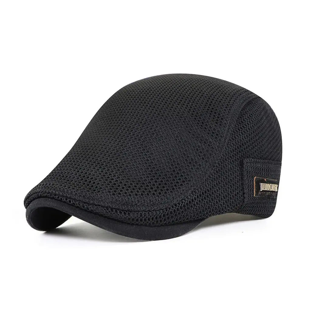 Breathable Golf Mesh Flat Cap — Farnell Hat Co.