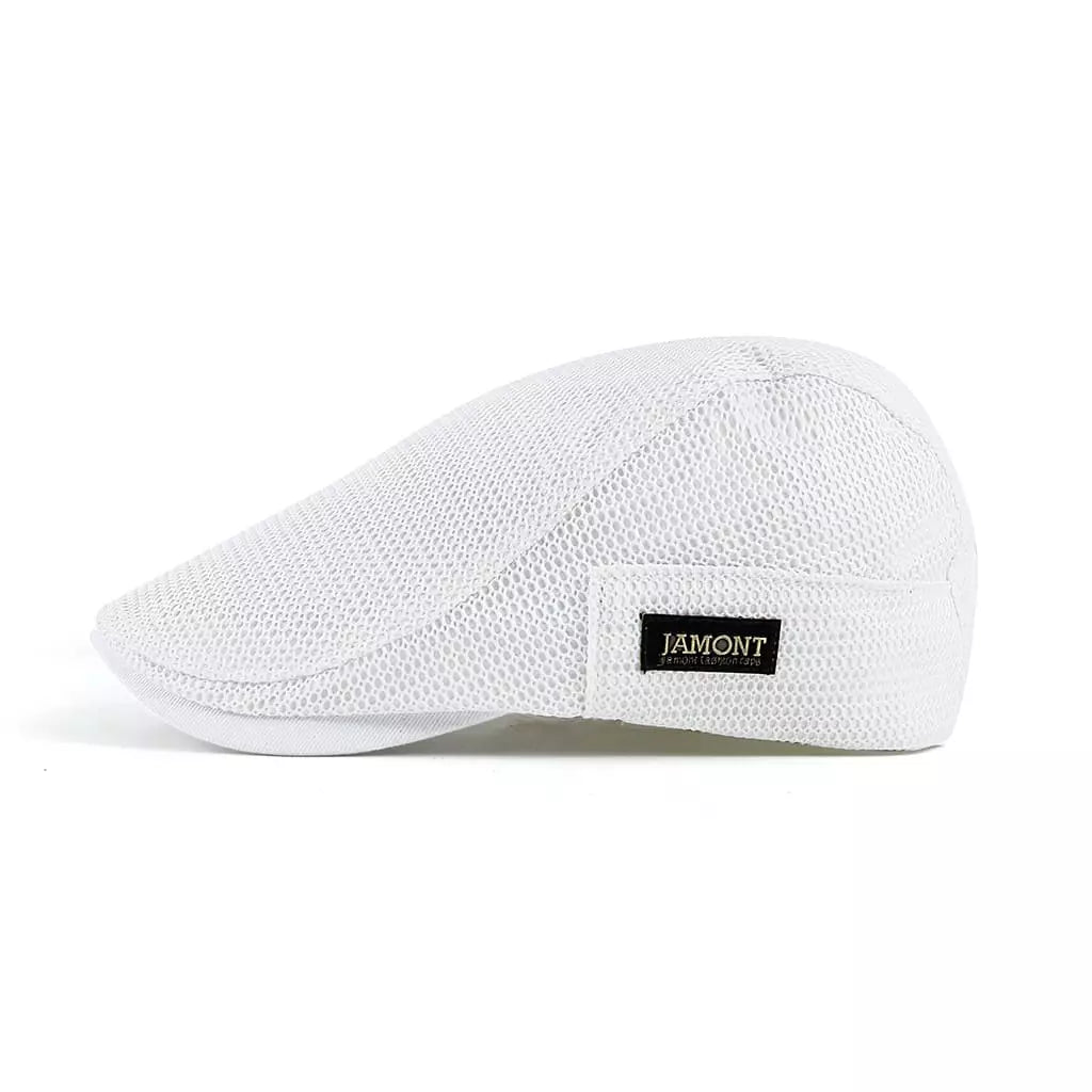 Breathable Golf Mesh Flat Cap — Farnell Hat Co.