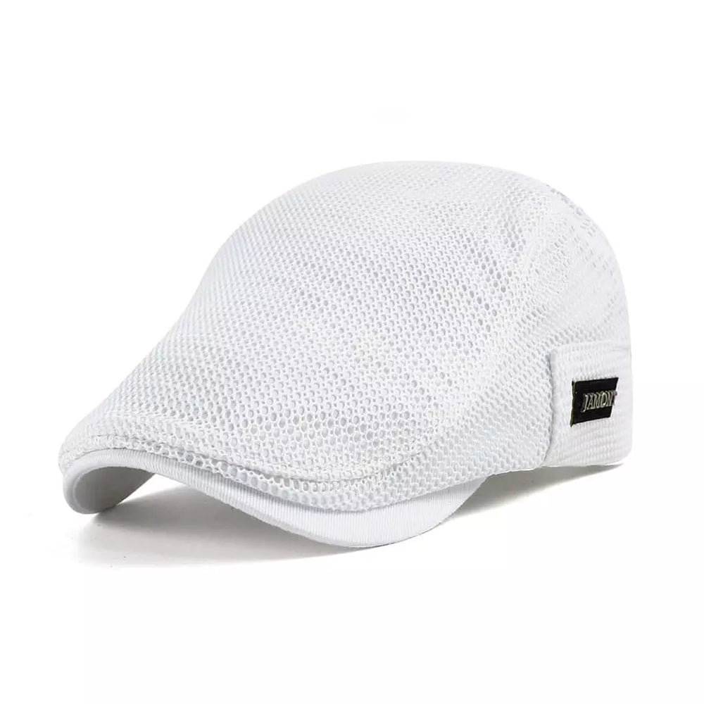 Breathable Golf Mesh Flat Cap — Farnell Hat Co.