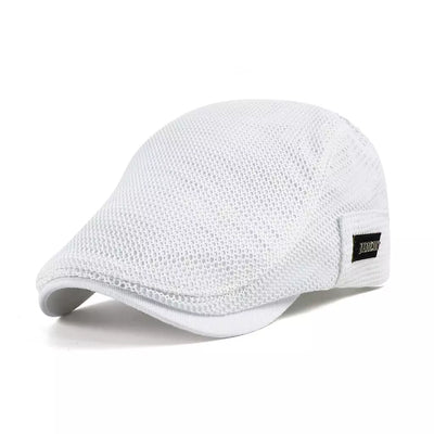 Breathable Golf Mesh Flat Cap