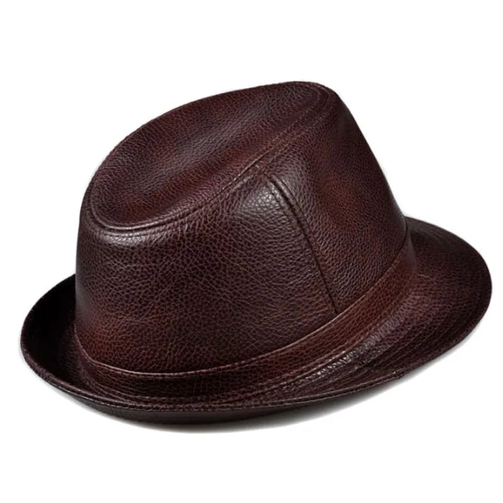 Lemont Genuine Leather Trilby Hat — Farnell Hat Co.