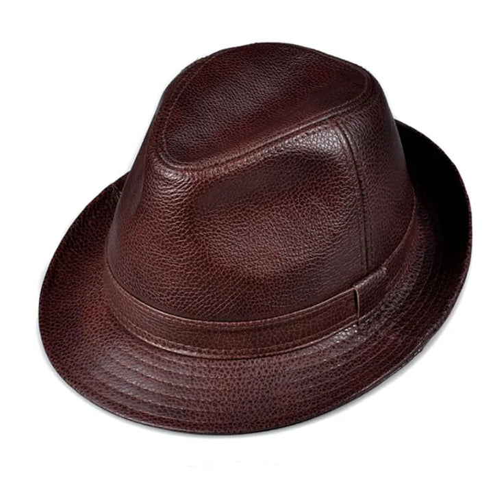 Lemont Genuine Leather Trilby Hat — Farnell Hat Co.