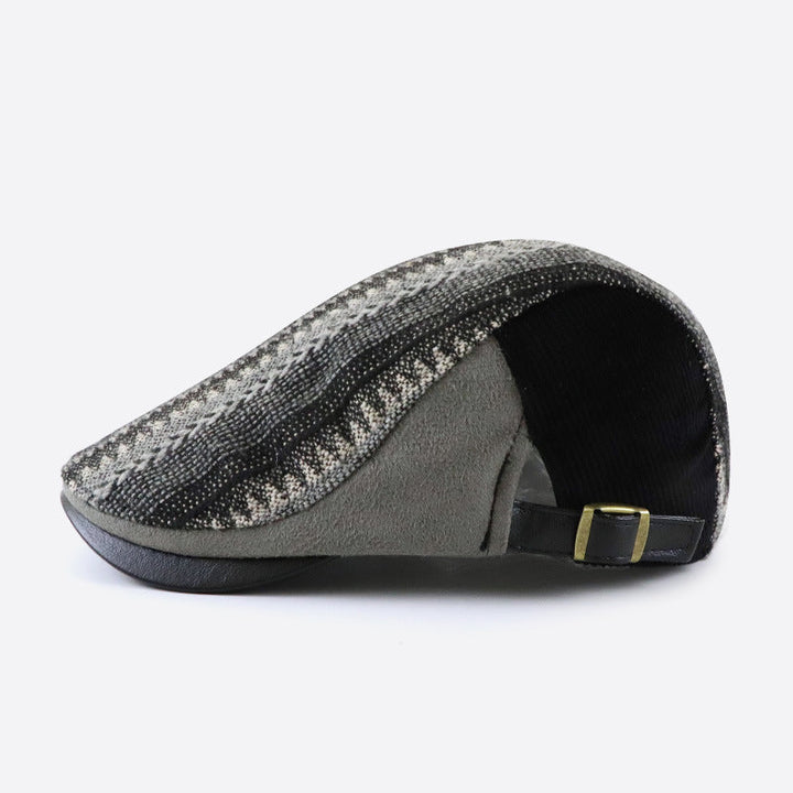 Knit & Suede Driver Cap — Farnell Hat Co.