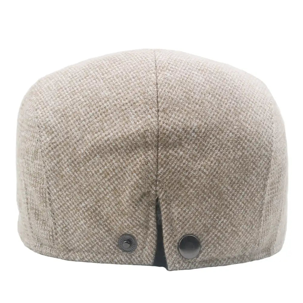 Plain Cotton Snap-Front Flat Cap — Farnell Hat Co.