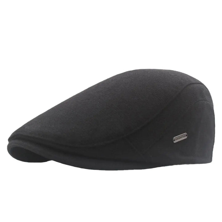 Plain Cotton Snap-Front Flat Cap — Farnell Hat Co.