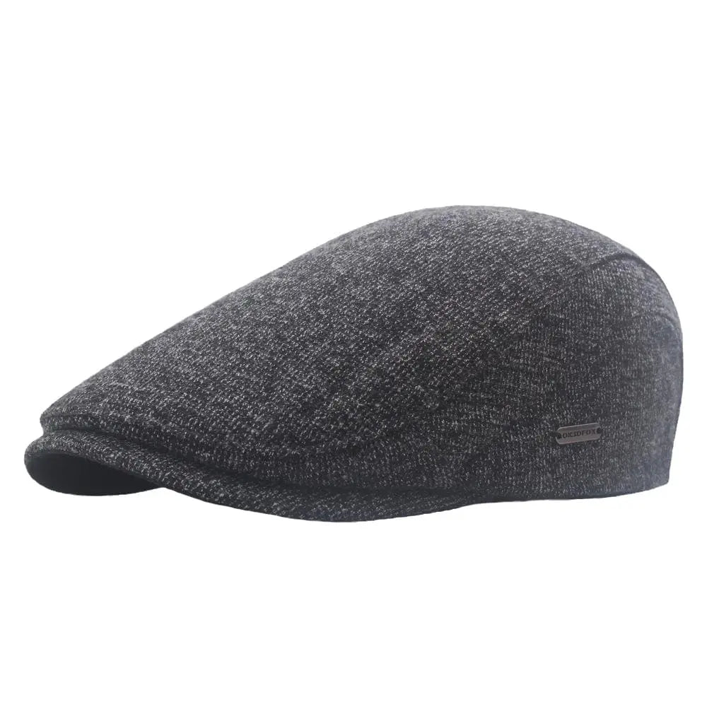 Plain Cotton Snap-Front Flat Cap — Farnell Hat Co.