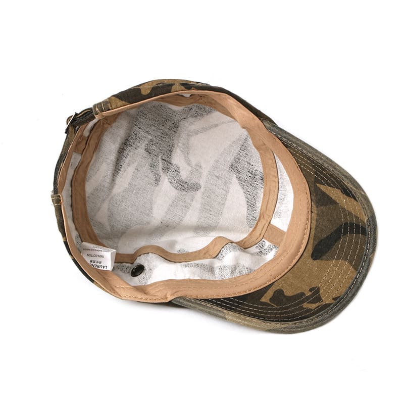 Camouflage Cotton Army Cap — Farnell Hat Co.