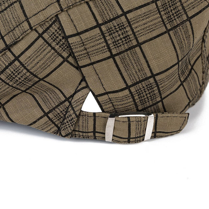Woven Fabric Plaid Driver Cap — Farnell Hat Co.