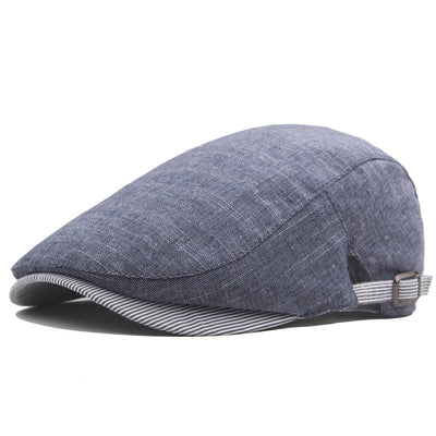 Linen Driver Cap