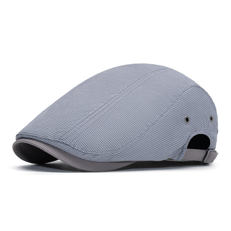 Pinstripe Cotton Cap — Farnell Hat Co.
