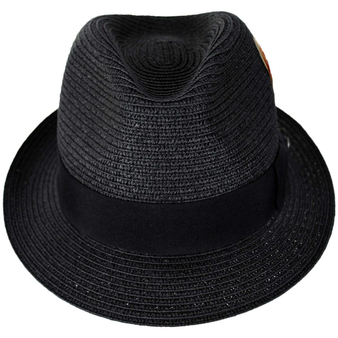 Toyo Straw Braid Trilby Hat