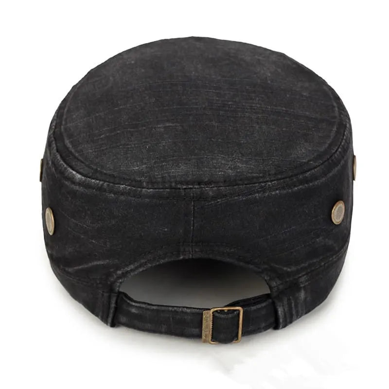 Distressed Cotton Army Cap — Farnell Hat Co.