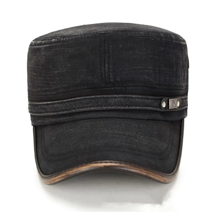 Distressed Cotton Army Cap — Farnell Hat Co.