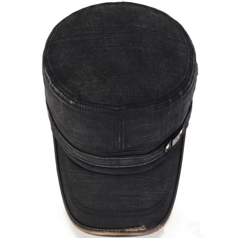 Distressed Cotton Army Cap — Farnell Hat Co.