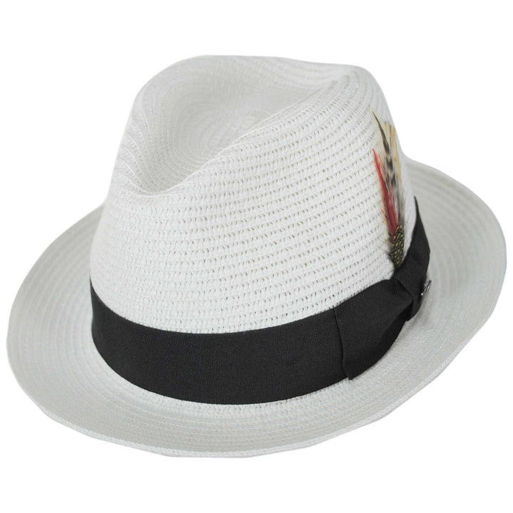 Toyo Straw Braid Trilby Hat — Farnell Hat Co.