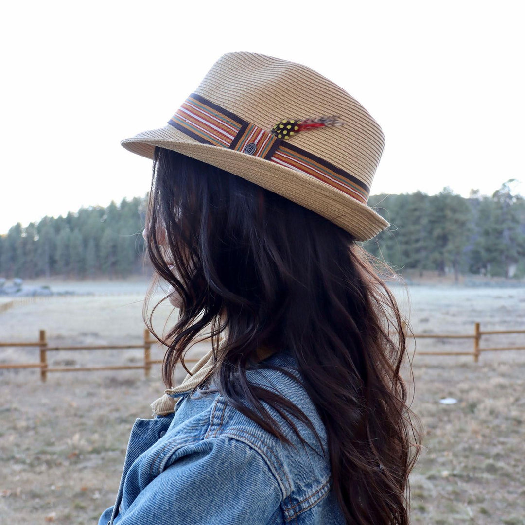 Ridley Toyo Straw Trilby Hat — Farnell Hat Co.