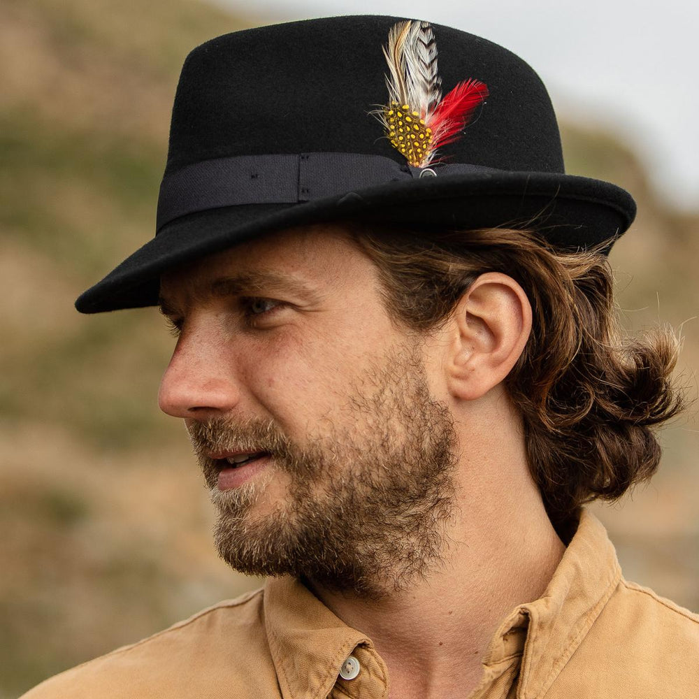 The Blues Crushable Wool Trilby Hat — Farnell Hat Co.