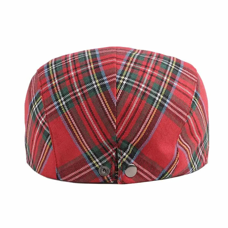 Scottish Tartan Cotton Flat Cap — Farnell Hat Co.