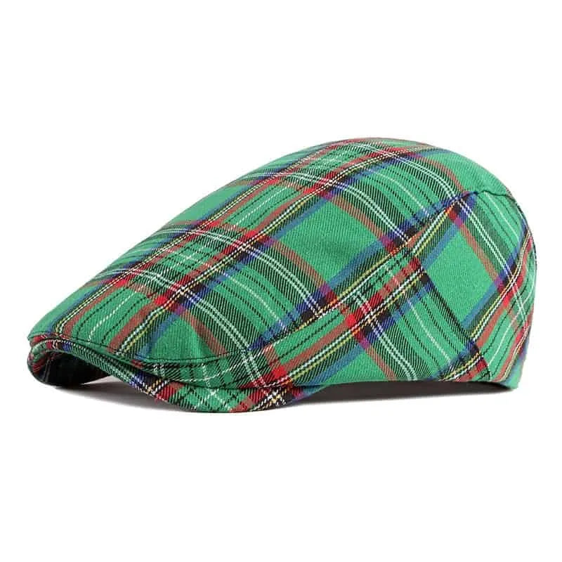 Scottish Tartan Cotton Flat Cap — Farnell Hat Co.