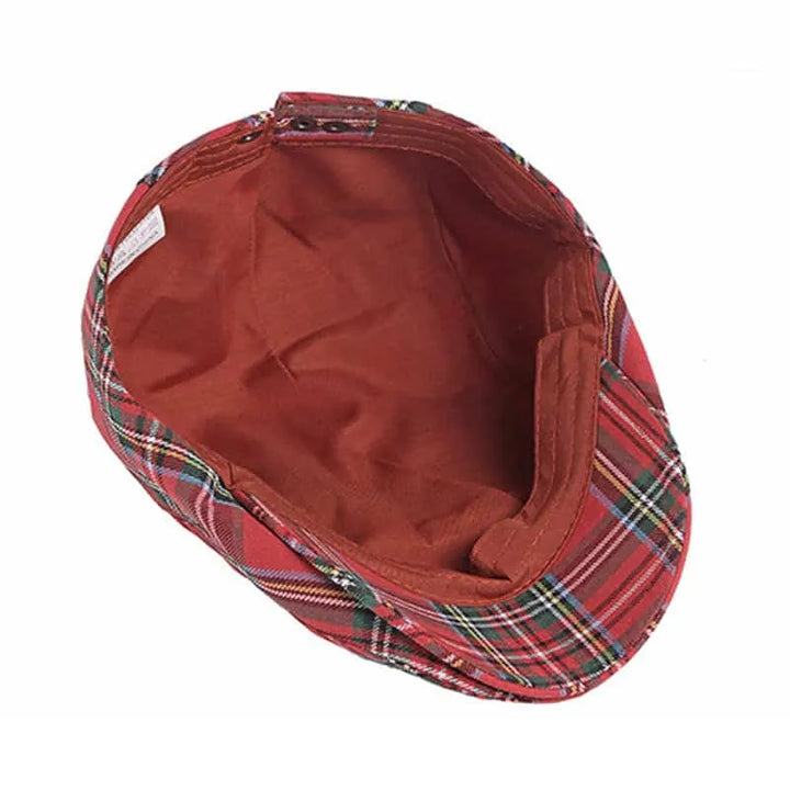 Scottish Tartan Cotton Flat Cap — Farnell Hat Co.