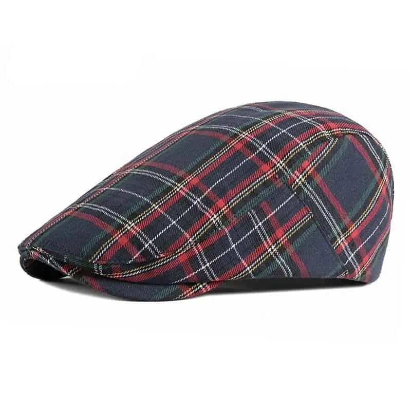 Scottish Tartan Cotton Flat Cap — Farnell Hat Co.