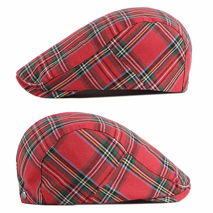 Scottish Tartan Cotton Flat Cap — Farnell Hat Co.