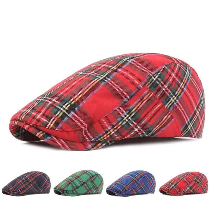 Scottish Tartan Cotton Flat Cap — Farnell Hat Co.