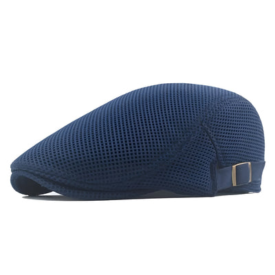 Breathable Mesh Flat Cap