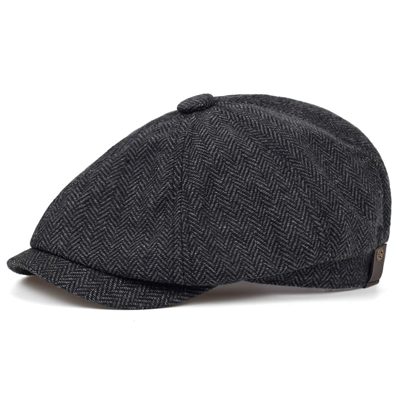 Herringbone Wool Cap — Farnell Hat Co.