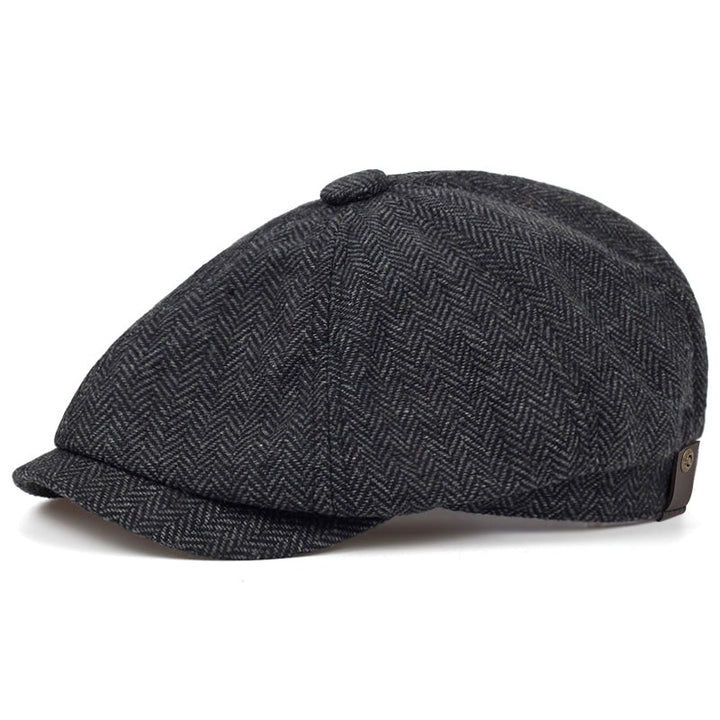 Herringbone Wool Cap — Farnell Hat Co.