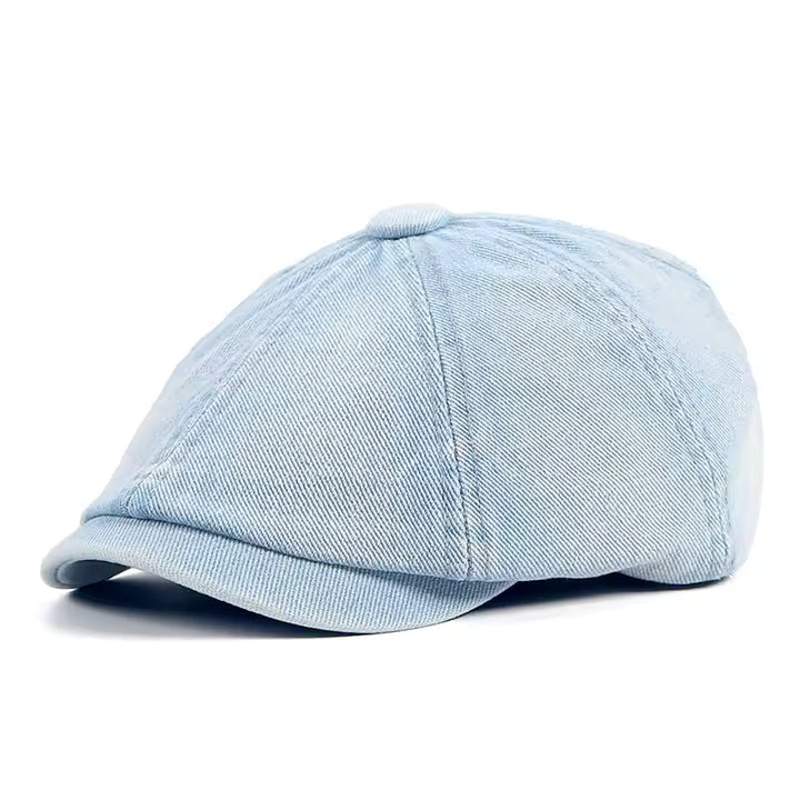 Denim Newsboy Cap