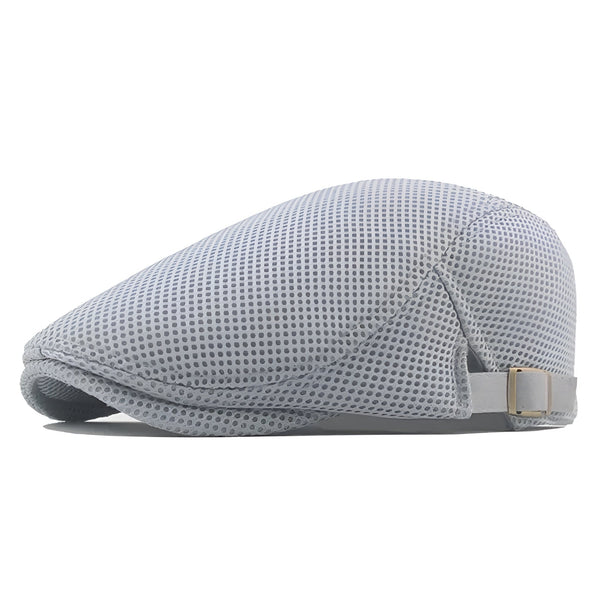 Breathable Mesh Flat Cap