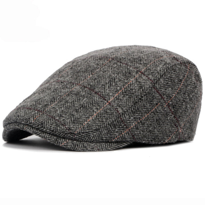 Pinstripe Herringbone Cap