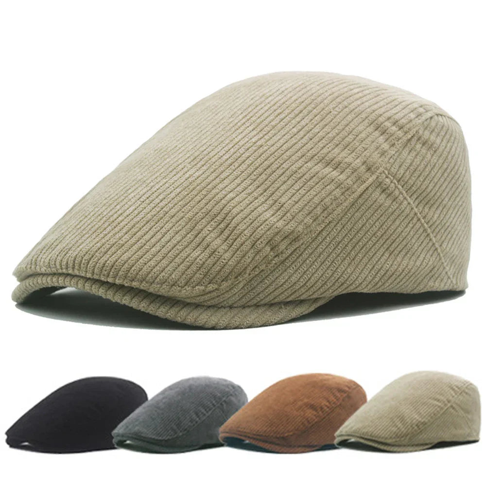 Corduroy Velvet Flat Cap — Farnell Hat Co.