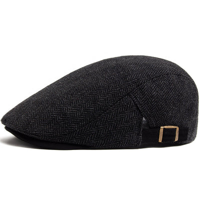 Herringbone Wool Driver Cap