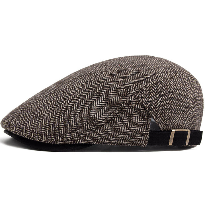 Herringbone Wool Driver Cap — Farnell Hat Co.