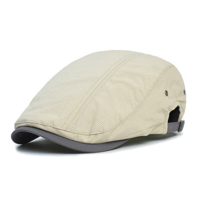 Pinstripe Cotton Cap