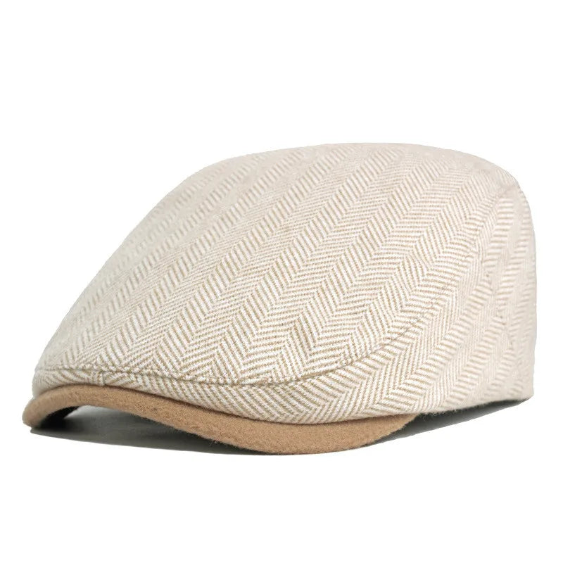 Herringbone Woven Flat Cap — Farnell Hat Co.