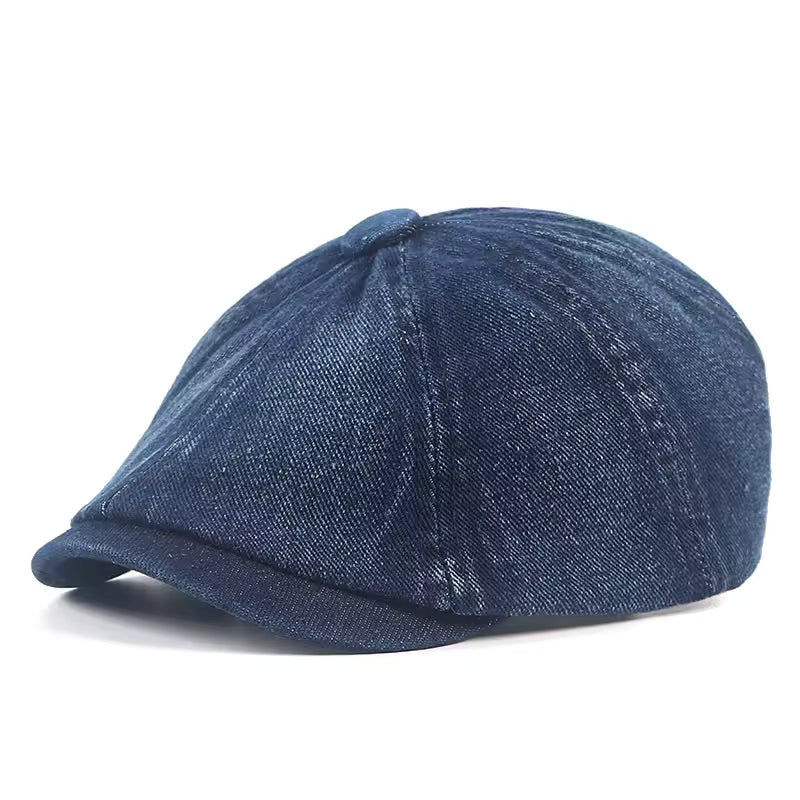 Denim Newsboy Cap — Farnell Hat Co.