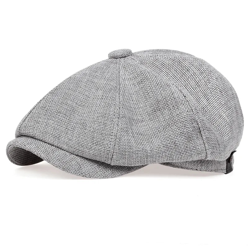 Cotton Eight-Panel Newsboy Cap — Farnell Hat Co.
