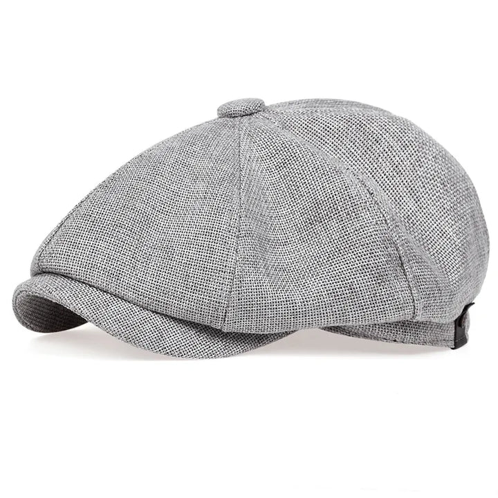 Cotton Eight-Panel Newsboy Cap — Farnell Hat Co.