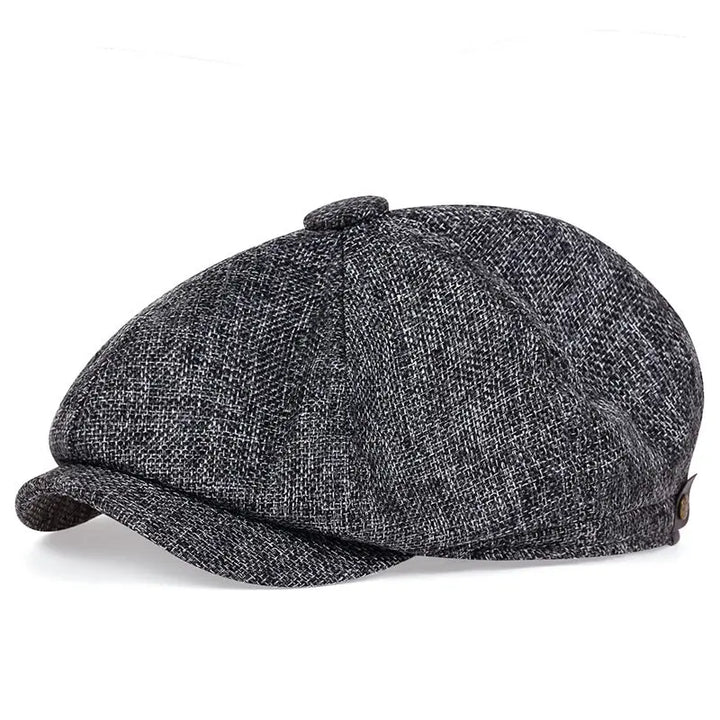 Cotton Eight-Panel Newsboy Cap — Farnell Hat Co.