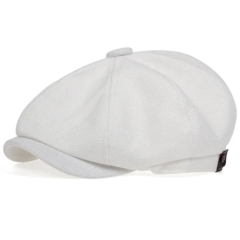 Cotton Eight-Panel Newsboy Cap — Farnell Hat Co.