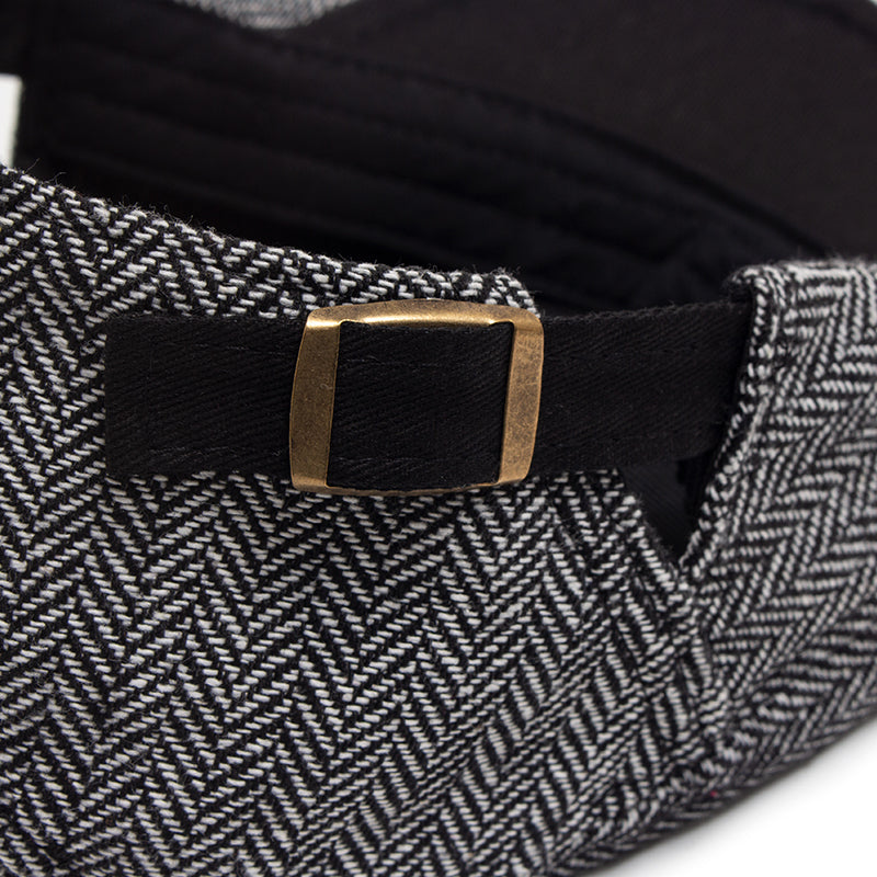Herringbone Wool Driver Cap — Farnell Hat Co.