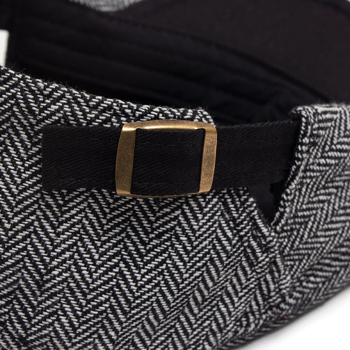 Herringbone Wool Driver Cap — Farnell Hat Co.