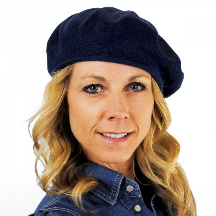 Wide-Crown Cotton Beret — Farnell Hat Co.