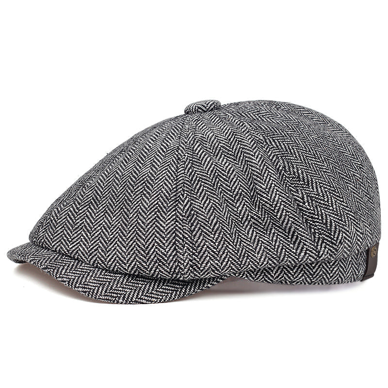 Herringbone Wool Cap — Farnell Hat Co.