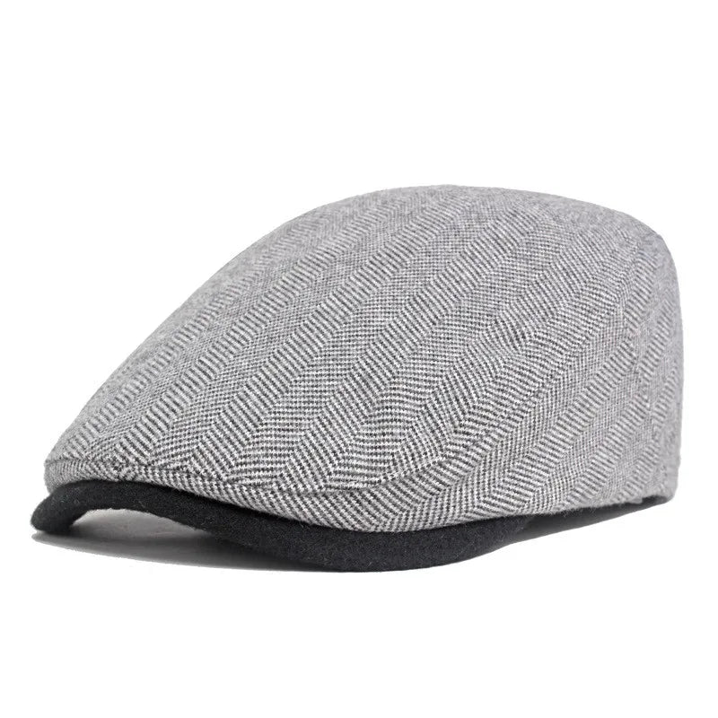 Herringbone Woven Flat Cap — Farnell Hat Co.