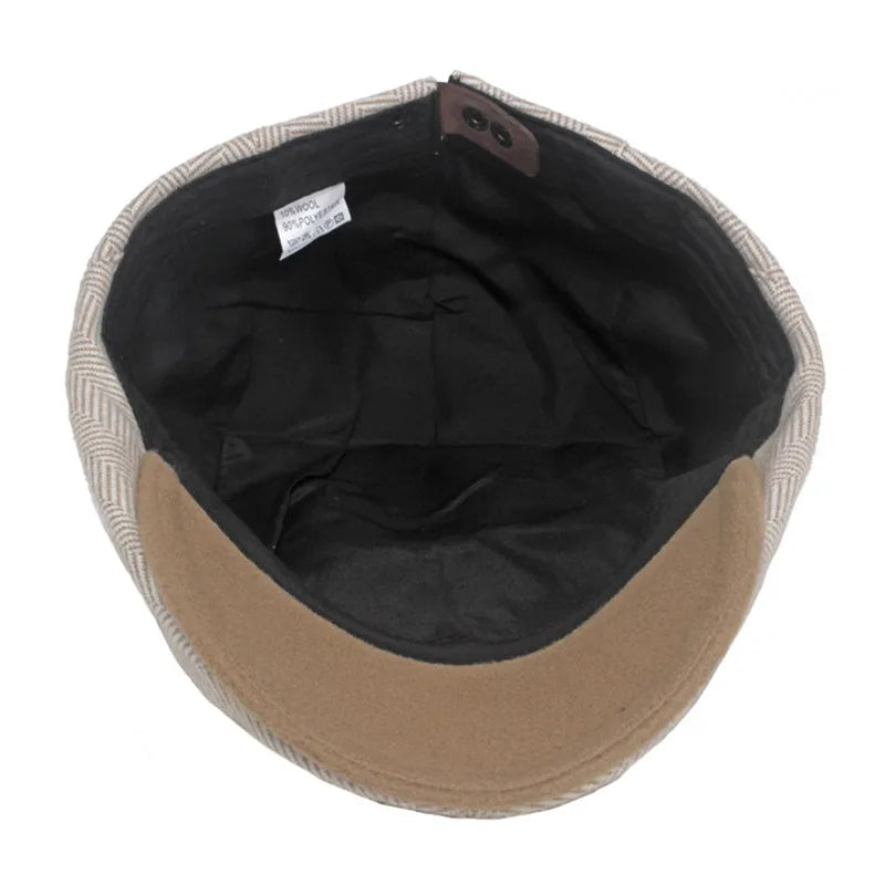 Herringbone Woven Flat Cap — Farnell Hat Co.